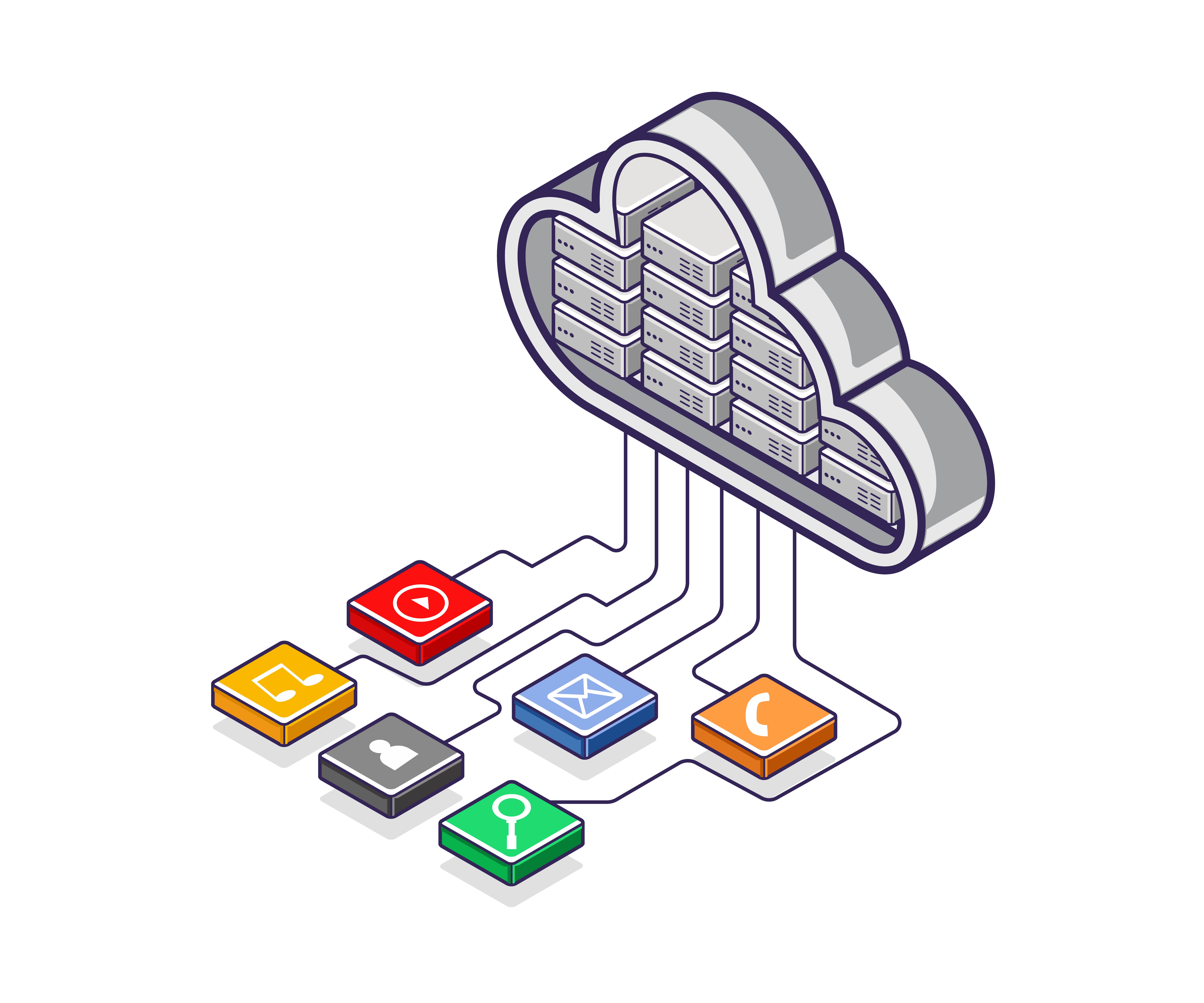 Cloud Security Icon